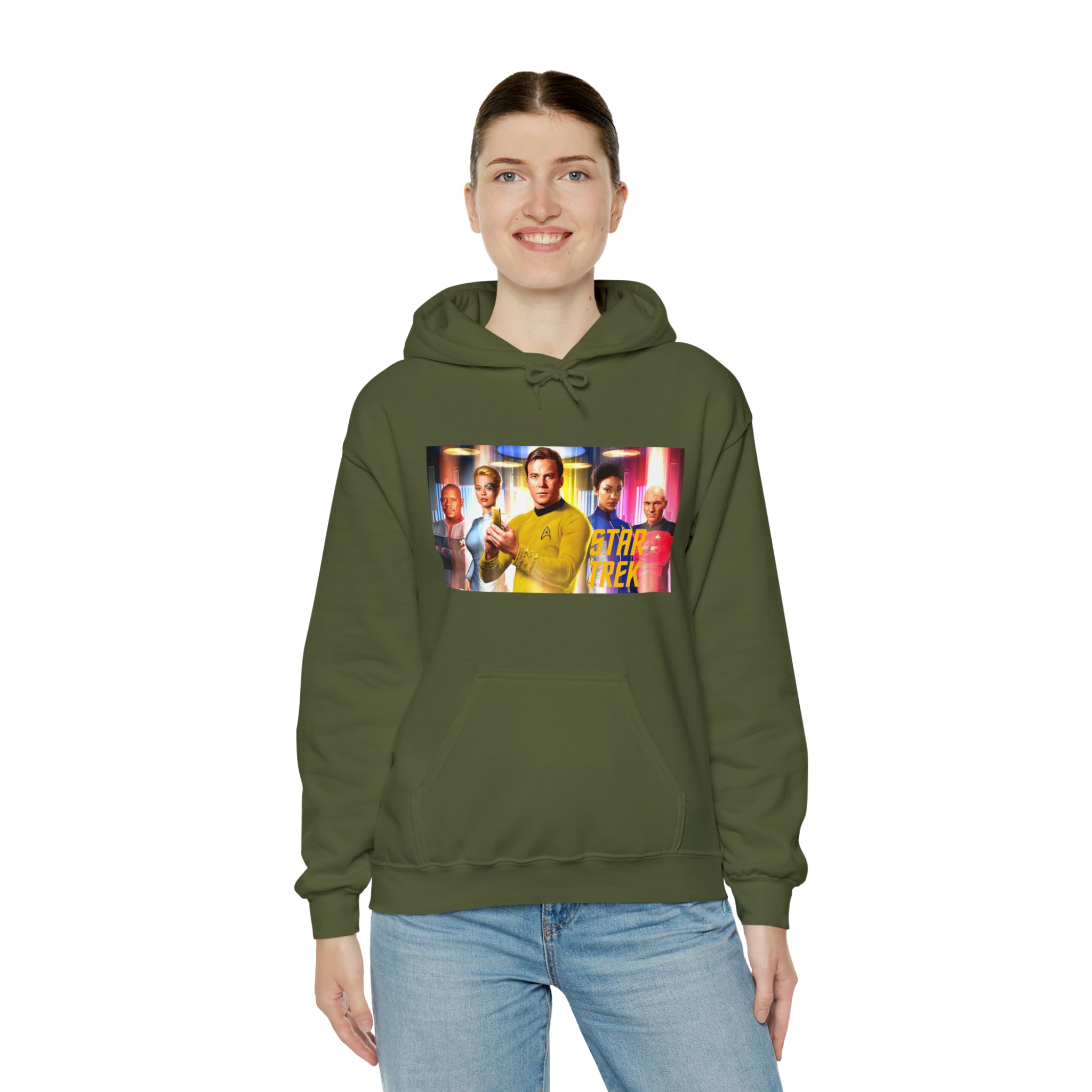 Star Trek- Unisex Heavy Blend™ Hooded Sweatshirt - Creations by Chris and Carlos